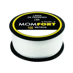 Linha Para Pedreiro Lisa 0,8 mm x 100 m 606010 Momfort