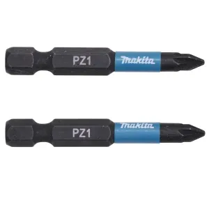 Ponta Bits Phillips PZ1 50mm Impacto B-63747 Makita – 2 Peças