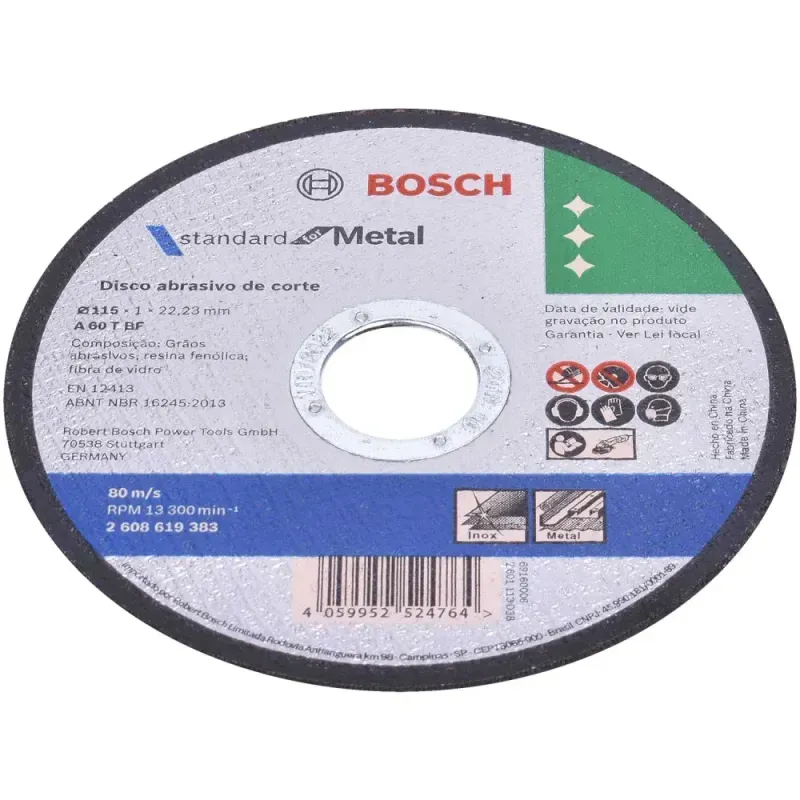Disco-de-Corte-115mm-X-10mm-Standard-For-Metal-Bosch