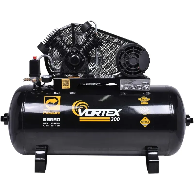 Compressor-de-Ar-Vortex-300-10pcm-140psi-100L-Trif-Pressure