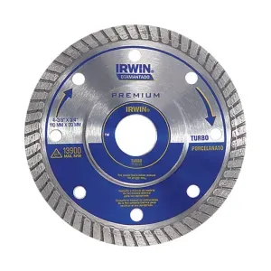 DISCO DIAMANTADO IRWIN PORCELANATO 110MM