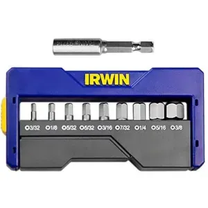 Jogo com 9 Bits Hexagonais  e 1 Guia Magnético Irwin