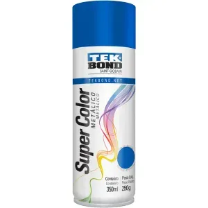 TINTA SPRAY METÁLICO TEKBOND AZUL 350ML
