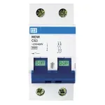 DISJUNTOR-BIPOLAR-WEG-DIN-CURVA-B-16A-3KA