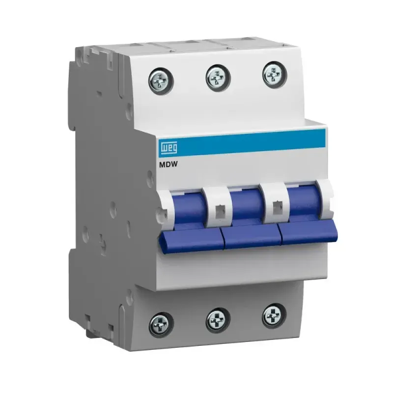 DISJUNTOR-TRIPOLAR-WEG-DIN-CURVA-C-25A-3KA