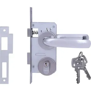 Fechadura Externa Concept Roseta Cromada Pado