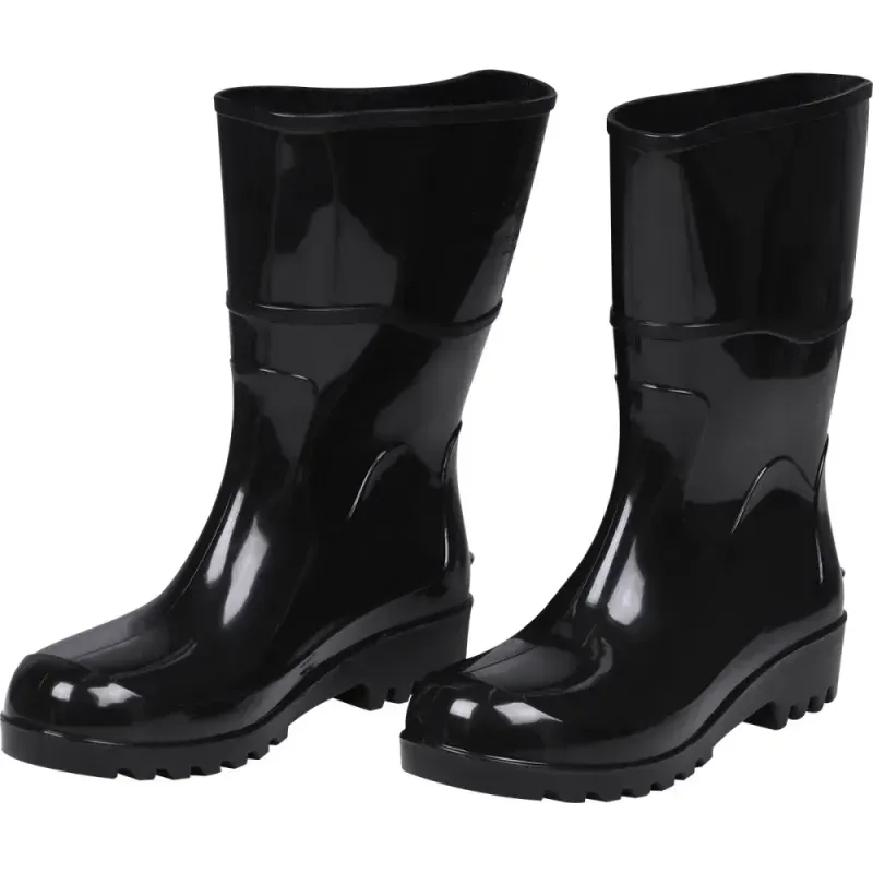Bota-PVC-Preta-N39-Cano-Medio-Com-Forro-Worker