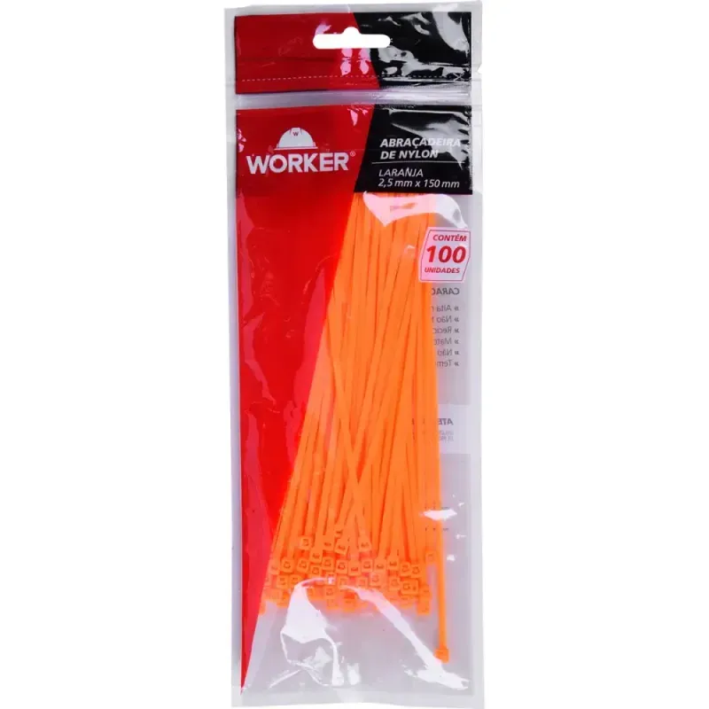 Abracadeira-de-Nylon-25x150mm-Laranja-100-Pecas-Worker-