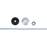 Conjunto-de-Haste-Para-Telha-1-4--x-150mm-Galvanizado-100pcs-Worker