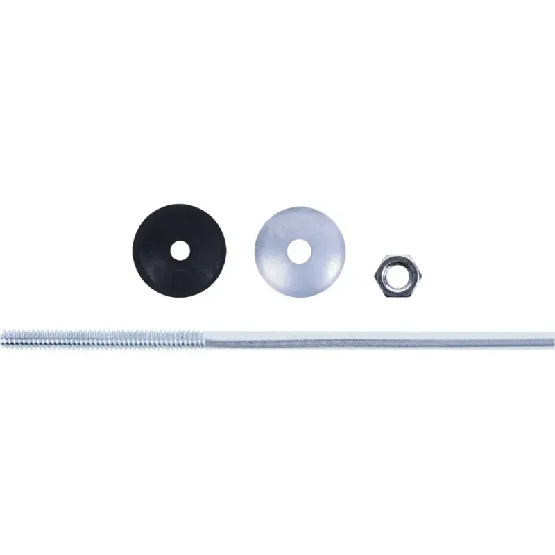Conjunto-de-Haste-Para-Telha-1-4--x-150mm-Galvanizado-100pcs-Worker