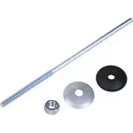 Conjunto-de-Haste-Para-Telha-1-4--x-150mm-Galvanizado-100pcs-Worker