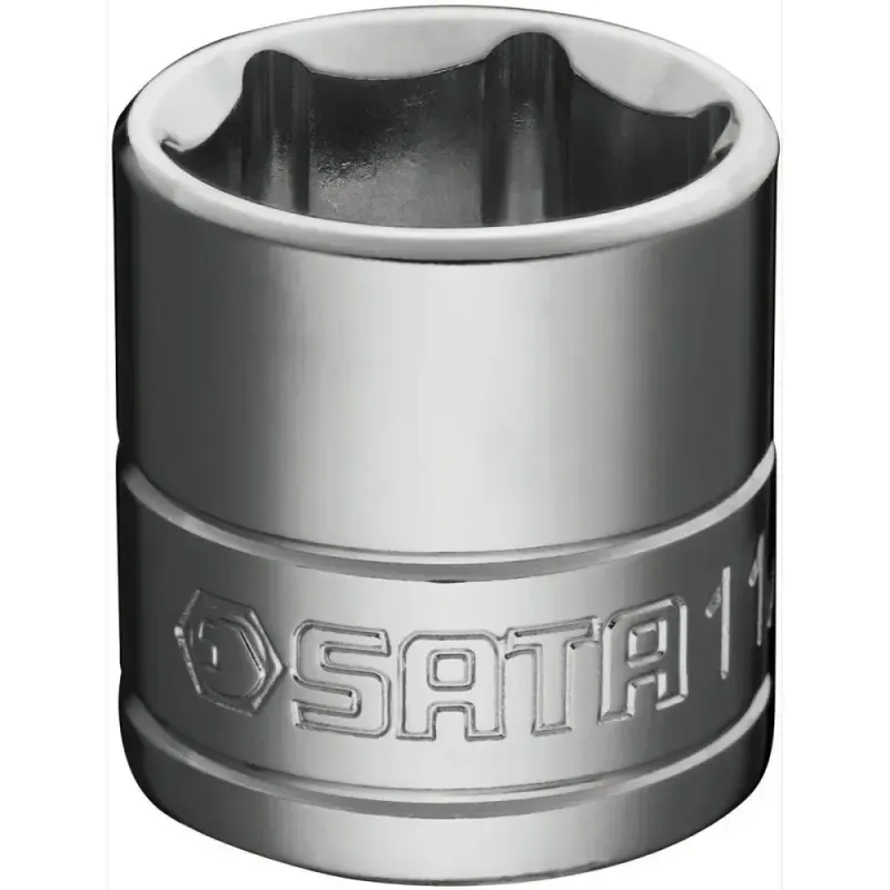 Soquete-Sextavado-Cromo-com-Encaixe-de-3-8--9-16--Sata