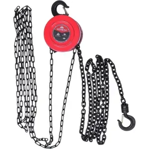 Talha Manual de Corrente 1 Tonelada 6mm x 3m Worker
