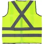 Colete-Refletivo-Amarelo-4 Bolsos-Tamanho-G-Worker