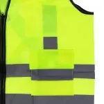 Colete-Refletivo-Amarelo-4 Bolsos-Tamanho-G-Worker