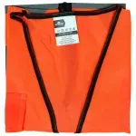 Colete-Refletivo-Laranja-4 Bolsos-Tamanho-G-Worker