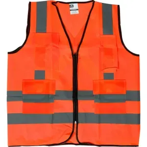 COLETE REFLETIVO LJ 4 BOLSOS WORKER