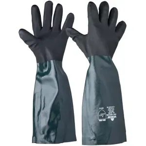 Luva Áspera PVC Forrada 60cm Worker