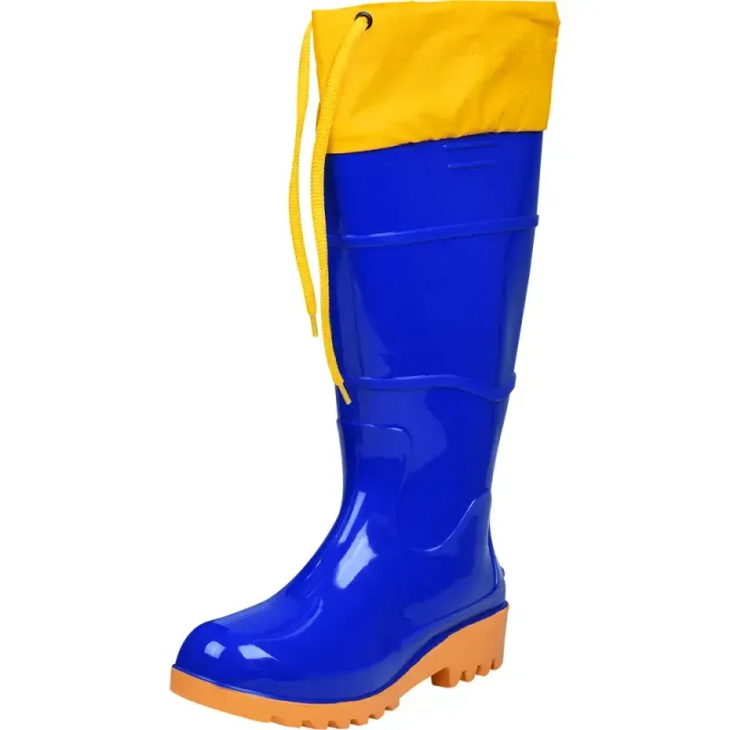 Bota-PVC-Azul-Amarela-N35-Cano-Longo-Com-Polaina-Worker