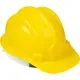 Capacete de Segurança com Carneira e Aba Frontal Amarelo Worker