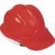 Capacete de Segurança com Carneira e Aba Frontal Vermelho Worker