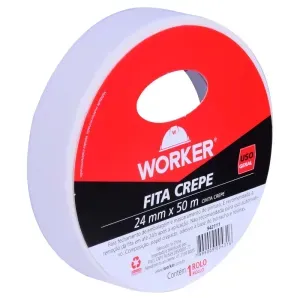 Fita Crepe de Uso Geral 24mmx50m Worker