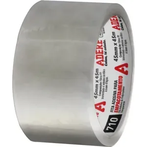 FITA EMPACOTAMENTO ADERE 45MMX40M TRANSPARENTE
