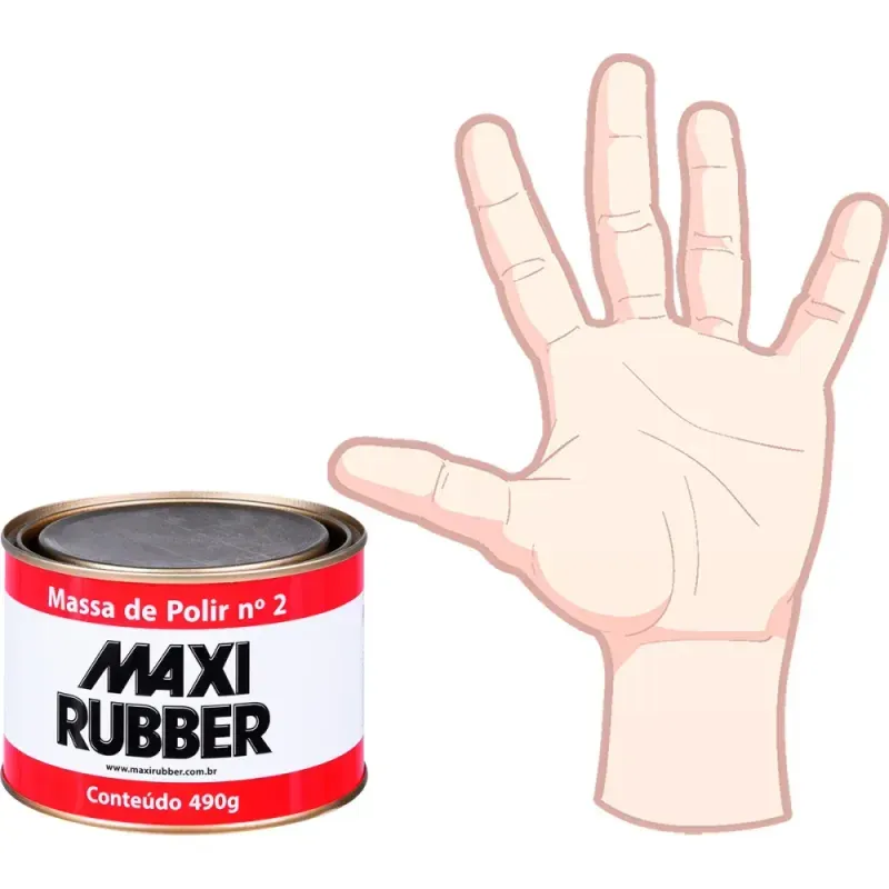 Massa-de-Polir-N2-490g-Maxi-Rubber