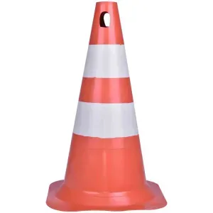 Cone de Sinalização Laranja Reflexivo 75cm Plastcor