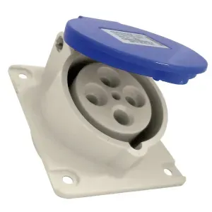 TOMADA EMBUTIR 3P+T STECK 32A 200/250V 9H AZUL