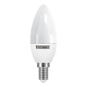 Lâmpada Led Vela E14 Leitosa 3,1w 3000k Biv Taschibra