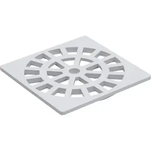 GRELHA RALO PLAST LIEGE QUADRADO BR 10 CM