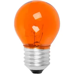 Lâmpada Bolinha 15w E27 Laranja Incandescente Liege 220V
