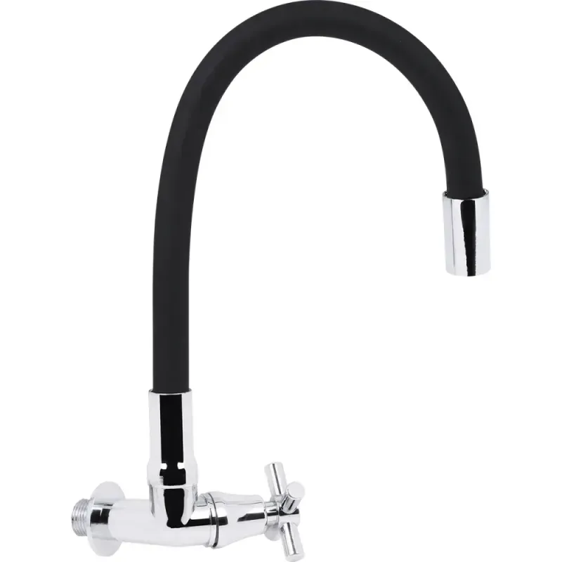 Torneira-Bica-Flexivel-Parede-Gourmet-Preta-C66-Liege