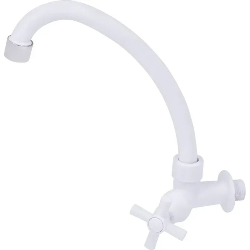 Torneira-de-Parede-com-Bica-Movel-1-4--ABS-Branco-C66-Liege
