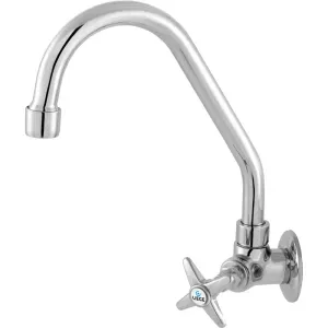 Torneira Bica Móvel 1/4" Parede Abs Cromado C40 Liege