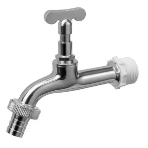 Torneira Jardim Longa Cromada 1/2" x  3/4" Liege