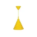Pendente-Silicone-E27-24cm-Amarelo-Taschibra