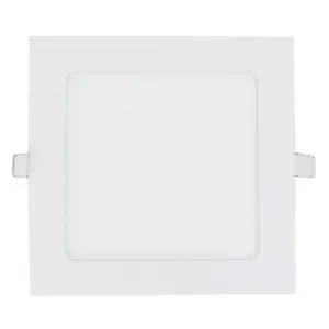 Painel de LED Quadrado Embutir Branca 360lm 6W Biv Liege
