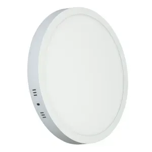 Painel de Led Redondo para Sobrepor Amarela 18w Bivolt Liege Oferta