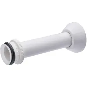 TUBO LIGAÇÃO VASO LIEGE AJUSTÁVEL BRANCA
