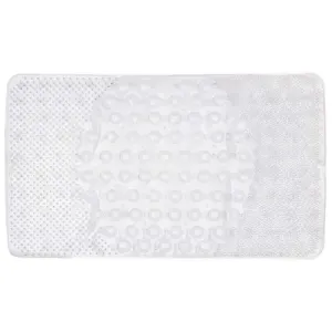 TAPETE BOX BANHEIRO KALA 67X37CM TRANSPARENTE