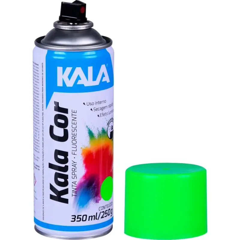 TINTA-SPRAY-FLUORESCENTE-VERDE-350ML-KALA