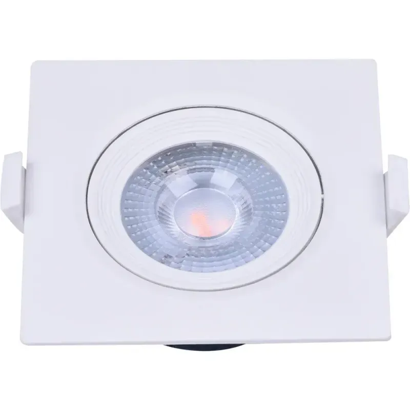 Spot-Led-Mr11-Embutir-Quadrada-3w-Amarela-Liege