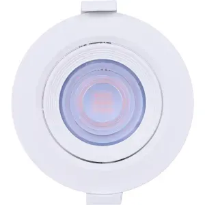 Spot Led Par20 Embutir Redonda 7w Amarela Liege