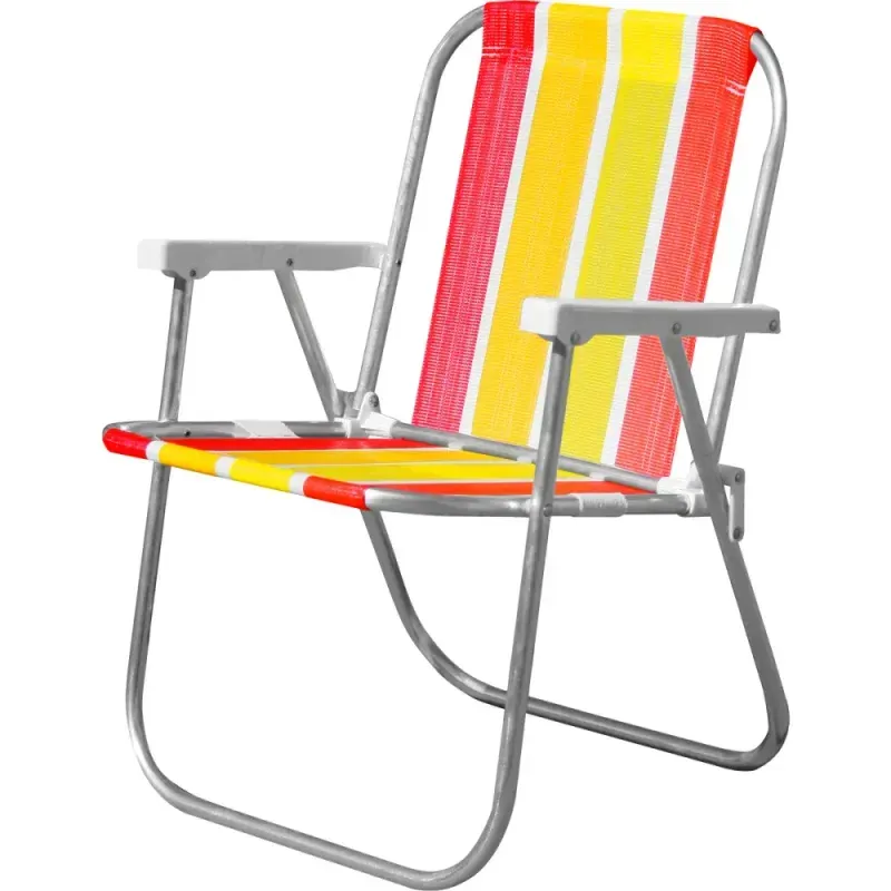 Cadeira-de-Praia-Alta-em-Aluminio-com-Cores-Sortidas-Kala