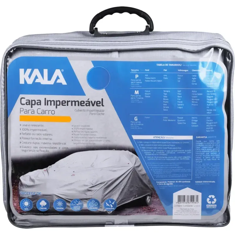 Capa-de-Protecao-Impermeavel-para-Carro Tamanho-G-Kala