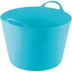 Cesto-Multiuso-com-Alcas-em-Polietileno-Azul-14l-Kala