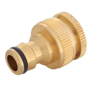 CONEXÃO MANGUEIRA COLLINS 1/2"X3/4" LATÃO