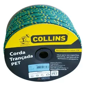 Corda Pet Trançada em Carretel 10mmx113m Collins